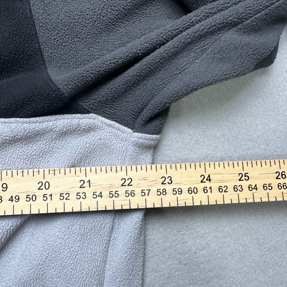 The North Face Fleece Jacket Mens XL Black Grey Silver Colorblock Full Zip - Picture 8 of 10
